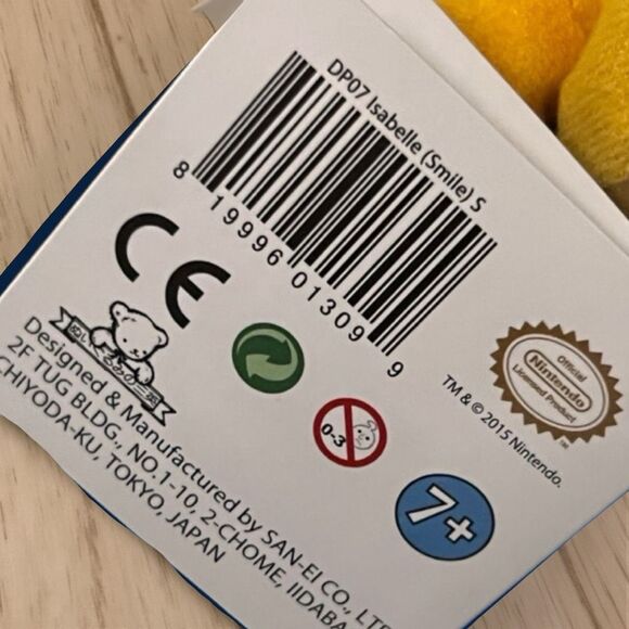 NWT Animal Crossing New Leaf ISABEL Plush Toy Stuffed Toy 2015 Nintendo 9” - Picture 2 of 3